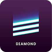 Distintivo Skrill VIP Diamond